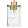 Thumbnail3 of Z-Lite 1 Light Mini Pendant in Olde Brass Finish more views