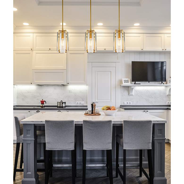 Image 2 Z-Lite 1 Light Mini Pendant in Rubbed Brass Finish more views