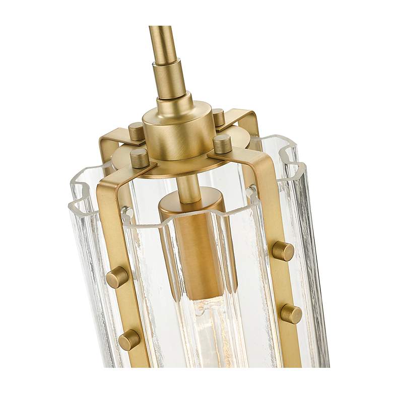 Image 6 Z-Lite 1 Light Mini Pendant in Rubbed Brass Finish more views