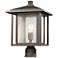 Z-Lite 1 Light Outdoor in Oil Rubbed Bronze Finish
