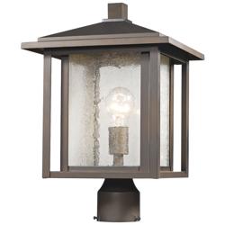 Z-Lite 1 Light Outdoor in Oil Rubbed Bronze Finish