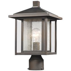 Z-Lite 1 Light Outdoor in Oil Rubbed Bronze Finish