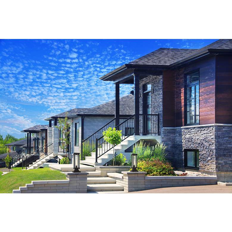 Image 3 Z-Lite 1 Light Outdoor Pier Mounted Fixture in Black Finish more views