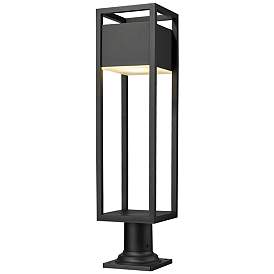 Image1 of Z-Lite 1 Light Outdoor Pier Mounted Fixture in Black Finish