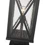 7_Z-Lite 1 Light Outdoor Pier Mounted Fixture in Black Finish more views