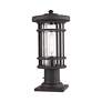 3_Z-Lite 1 Light Outdoor Pier Mounted Fixture in Oil Rubbed Bronze Finish more views