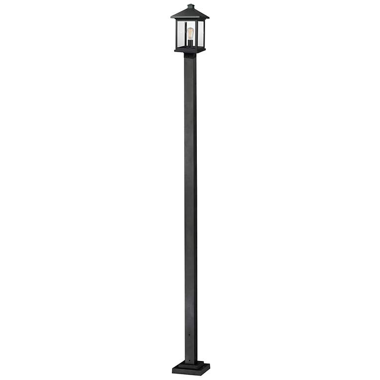 Image 1 Z-Lite 1 Light Outdoor Post Light in Black Finish