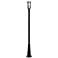 Z-Lite 1 Light Outdoor Post Light in Black Finish