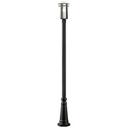 Z-Lite 1 Light Outdoor Post Light in Black Finish