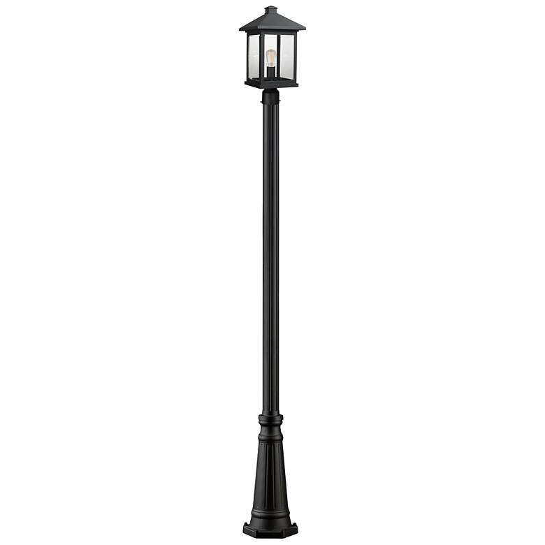 Image 1 Z-Lite 1 Light Outdoor Post Light in Black Finish