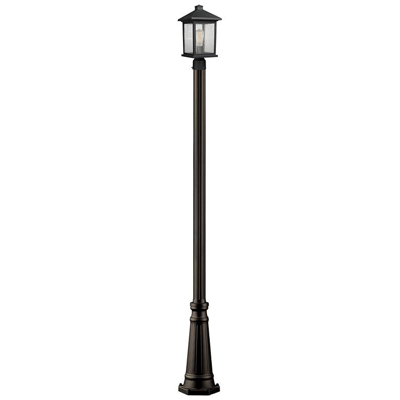 Image 1 Z-Lite 1 Light Outdoor Post Light in Oil Rubbed Bronze Finish