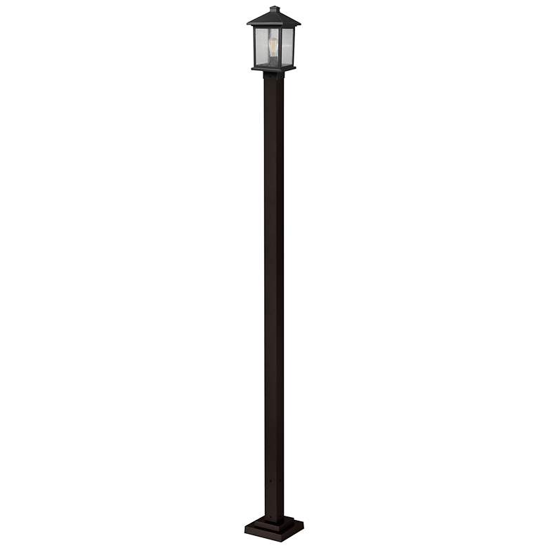 Image 1 Z-Lite 1 Light Outdoor Post Light in Oil Rubbed Bronze Finish