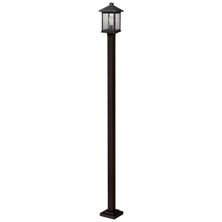 Image 1 Z-Lite 1 Light Outdoor Post Light in Oil Rubbed Bronze Finish