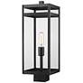 1_Z-Lite 1 Light Outdoor Post Mount Fixture in Black Finish