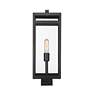 2_Z-Lite 1 Light Outdoor Post Mount Fixture in Black Finish more views