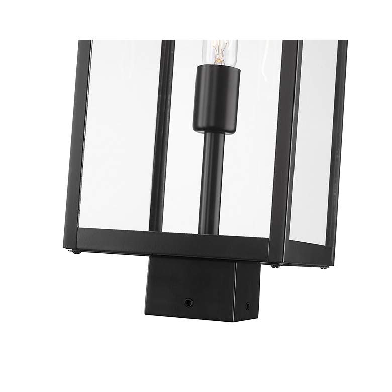 Image 4 Z-Lite 1 Light Outdoor Post Mount Fixture in Black Finish more views