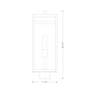 6_Z-Lite 1 Light Outdoor Post Mount Fixture in Black Finish more views