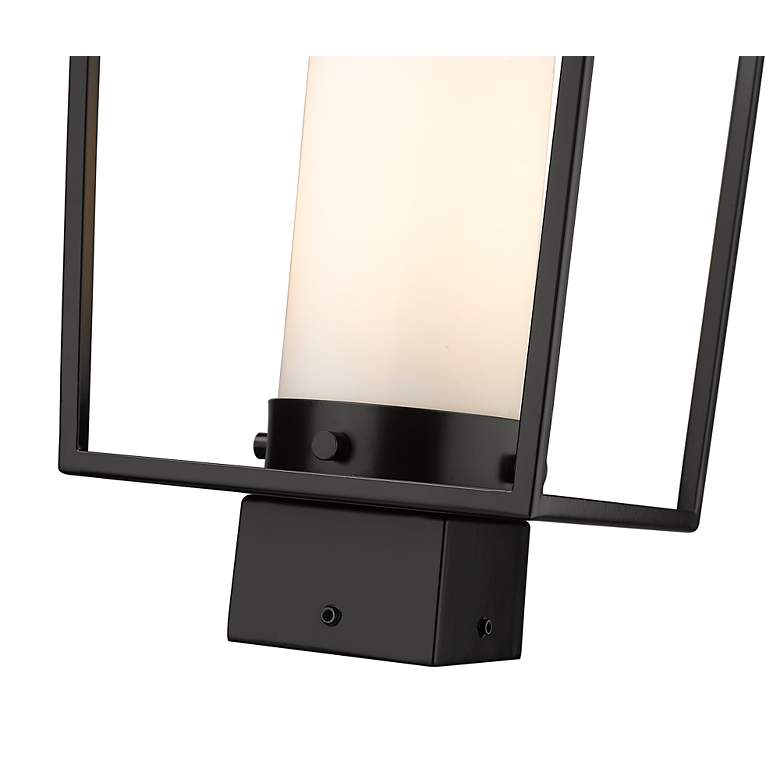 Image 4 Z-Lite 1 Light Outdoor Post Mount Fixture in Black Finish more views