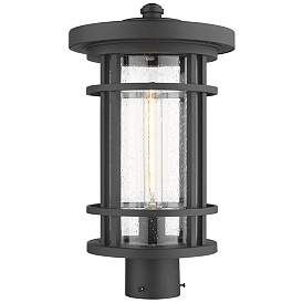Image1 of Z-Lite 1 Light Outdoor Post Mount Fixture in Black Finish