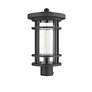 5_Z-Lite 1 Light Outdoor Post Mount Fixture in Black Finish more views