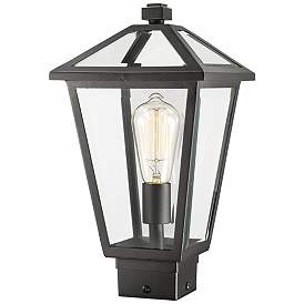Image1 of Z-Lite 1 Light Outdoor Post Mount Fixture in Black Finish