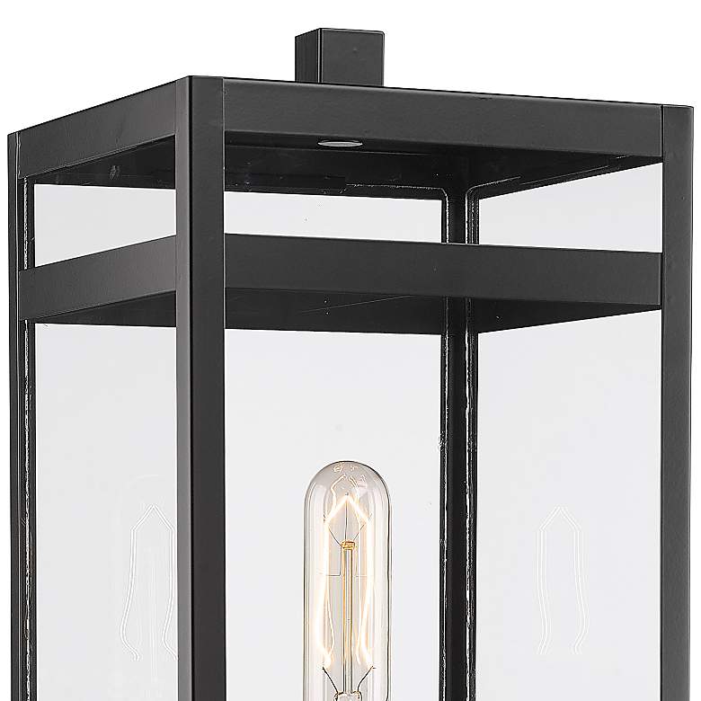 Image 2 Z-Lite 1 Light Outdoor Post Mount Fixture in Black Finish more views