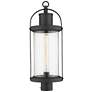1_Z-Lite 1 Light Outdoor Post Mount Fixture in Black Finish