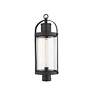 2_Z-Lite 1 Light Outdoor Post Mount Fixture in Black Finish more views
