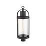 3_Z-Lite 1 Light Outdoor Post Mount Fixture in Black Finish more views