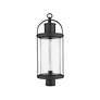 5_Z-Lite 1 Light Outdoor Post Mount Fixture in Black Finish more views