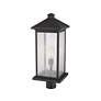 3_Z-Lite 1 Light Outdoor Post Mount Fixture in Oil Rubbed Bronze Finish more views