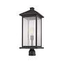 4_Z-Lite 1 Light Outdoor Post Mount Fixture in Oil Rubbed Bronze Finish more views