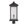 5_Z-Lite 1 Light Outdoor Post Mount Fixture in Oil Rubbed Bronze Finish more views