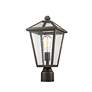 2_Z-Lite 1 Light Outdoor Post Mount Fixture in Oil Rubbed Bronze Finish more views