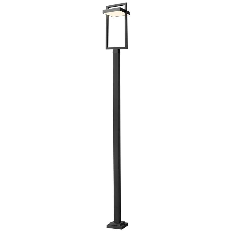 Image 1 Z-Lite 1 Light Outdoor Post Mounted Fixture in Black Finish