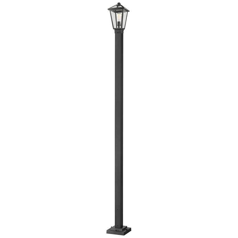 Image 1 Z-Lite 1 Light Outdoor Post Mounted Fixture in Black Finish