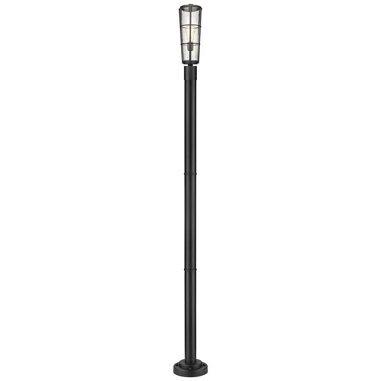 Image 1 Z-Lite 1 Light Outdoor Post Mounted Fixture in Black Finish