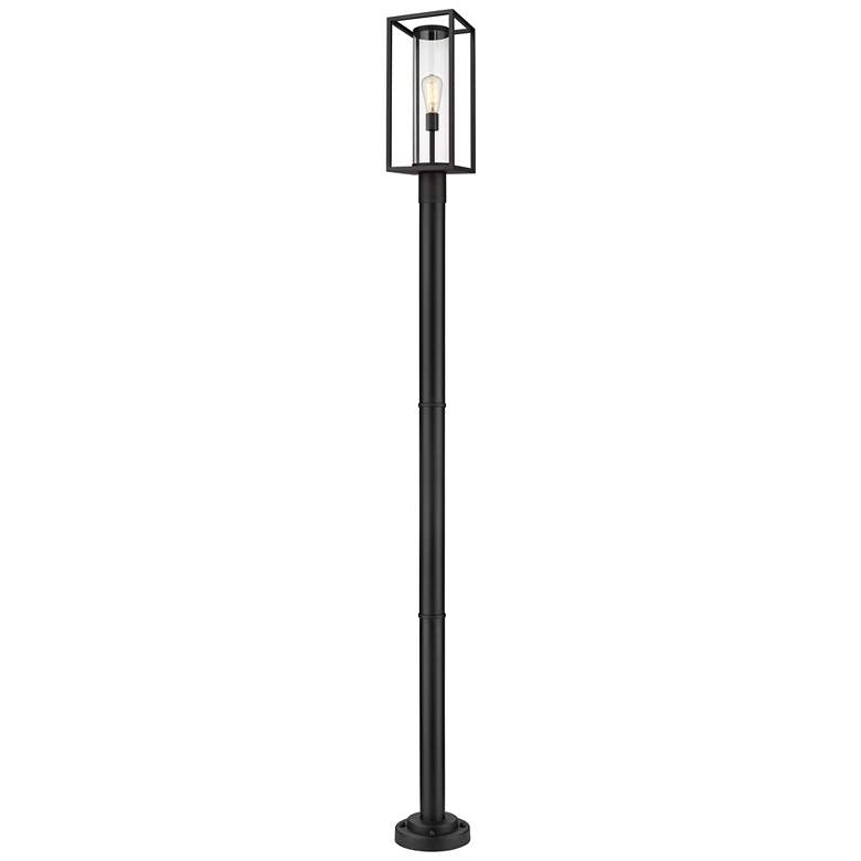 Image 1 Z-Lite 1 Light Outdoor Post Mounted Fixture in Black Finish