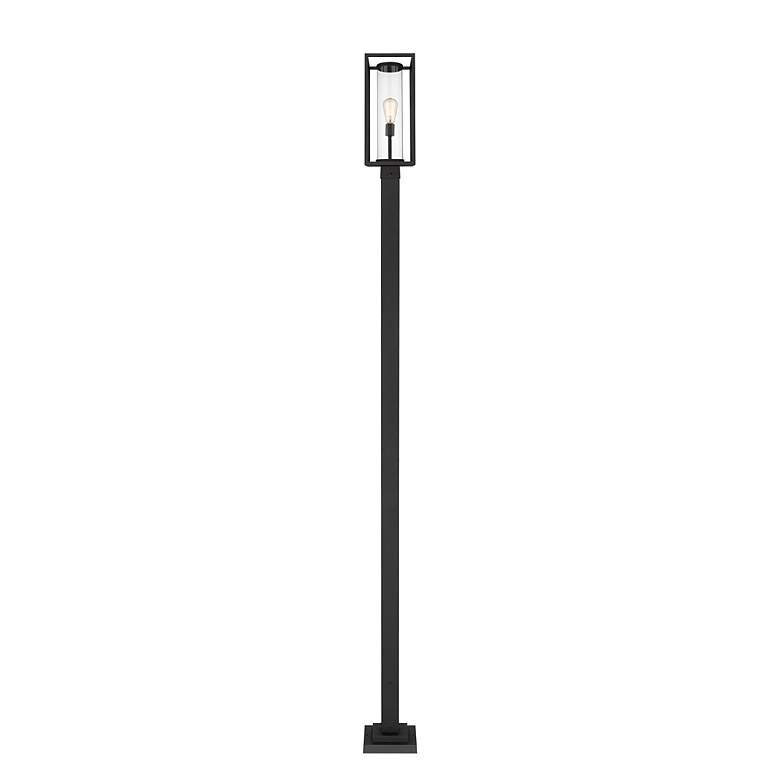 Image 5 Z-Lite 1 Light Outdoor Post Mounted Fixture in Black Finish more views