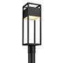 Z-Lite 1 Light Outdoor Post Mounted Fixture in Black Finish