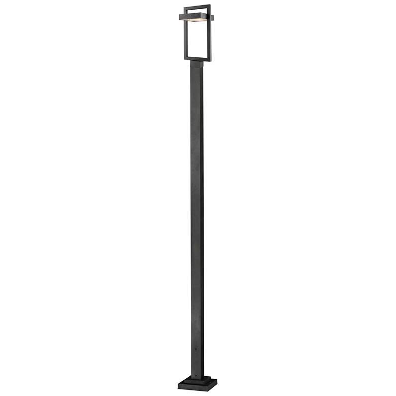 Image 1 Z-Lite 1 Light Outdoor Post Mounted Fixture in Black Finish
