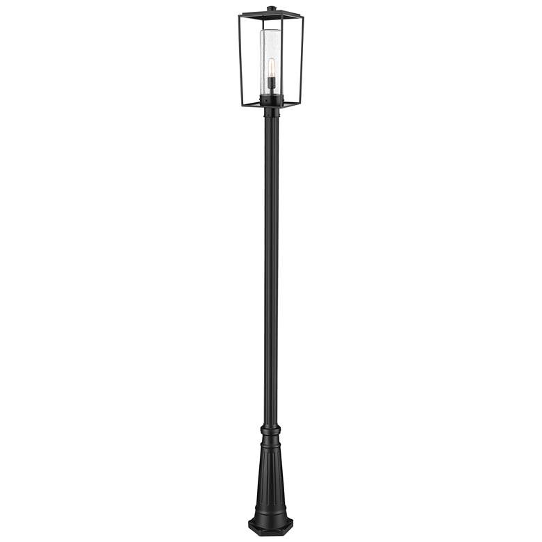 Image 1 Z-Lite 1 Light Outdoor Post Mounted Fixture in Black Finish