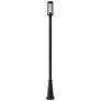 2_Z-Lite 1 Light Outdoor Post Mounted Fixture in Black Finish