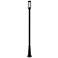 Z-Lite 1 Light Outdoor Post Mounted Fixture in Black Finish
