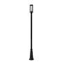 6_Z-Lite 1 Light Outdoor Post Mounted Fixture in Black Finish more views