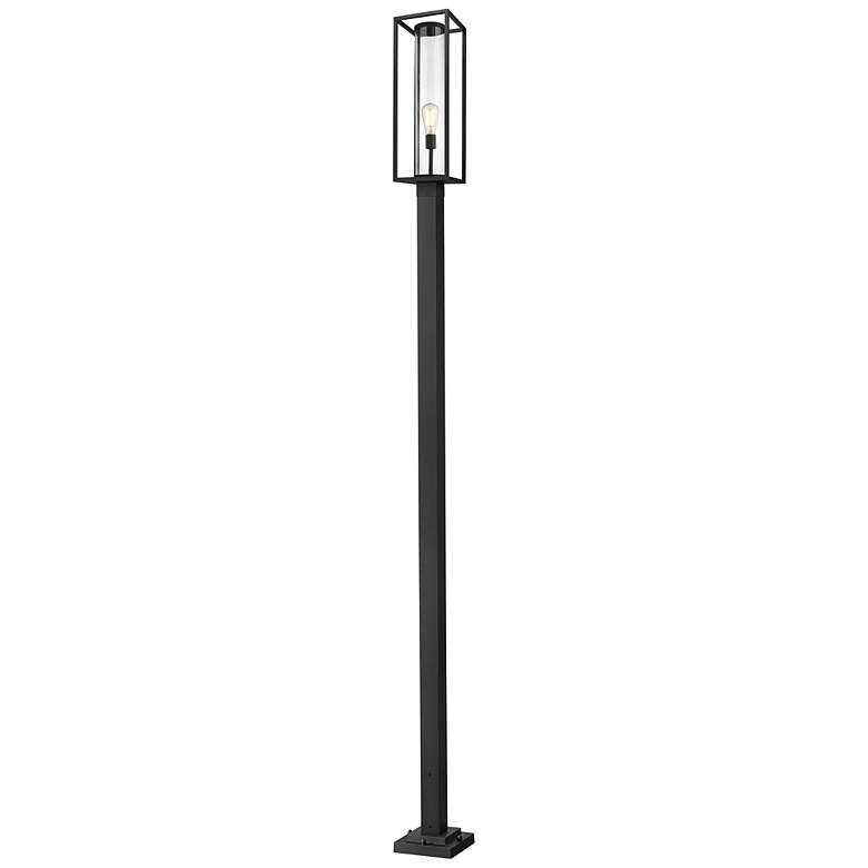Image 2 Z-Lite 1 Light Outdoor Post Mounted Fixture in Black Finish
