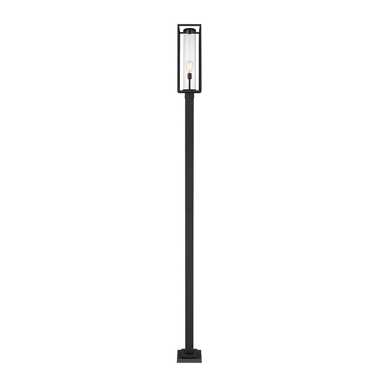 Image 5 Z-Lite 1 Light Outdoor Post Mounted Fixture in Black Finish more views