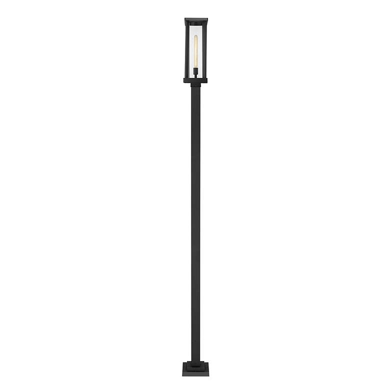 Image 5 Z-Lite 1 Light Outdoor Post Mounted Fixture in Black Finish more views