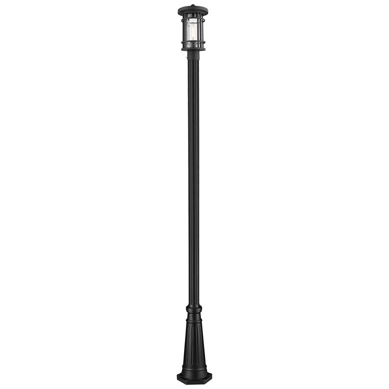 Image 1 Z-Lite 1 Light Outdoor Post Mounted Fixture in Black Finish