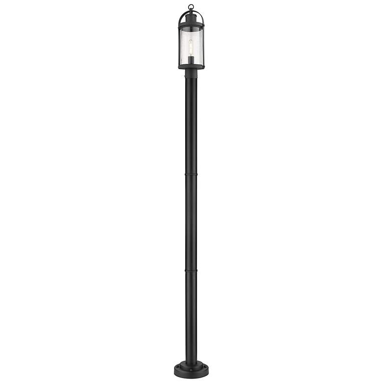 Image 1 Z-Lite 1 Light Outdoor Post Mounted Fixture in Black Finish